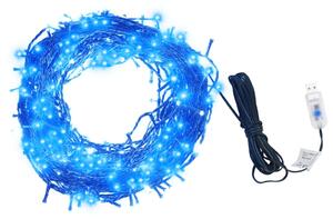 VidaXL Svjetlosna traka s 400 LED žarulja plava 40 m 8 efekata