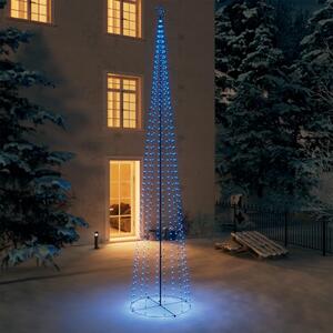 VidaXL Stožasto božićno drvce sa 752 plave LED žarulje 160 x 500 cm