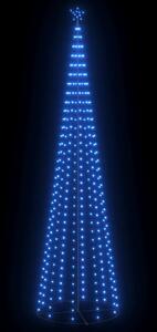 VidaXL Stožasto božićno drvce plavo s 400 LED žarulja 100 x 360 cm