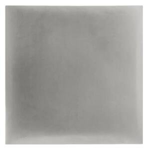 Tapecirani zidni panel Velur, sivi 30 × 30 cm