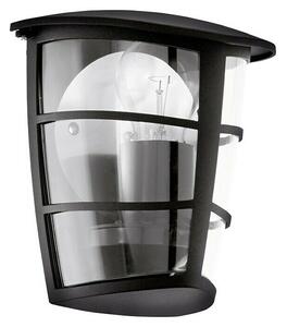 Eglo Aloria Vanjska zidna svjetiljka (60 W, 12 x 18 x 20 cm, Crne boje, IP44)