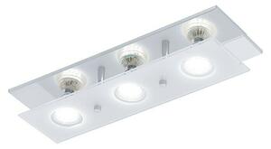 Eglo LED stropna svjetiljka Arborio (9 W, D x Š x V: 40 x 13,5 x 8,5 cm, Krom, Topla bijela)