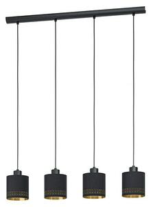 Eglo Esteperra Okrugla viseća svjetiljka (240 W, Crno-zlatno, E27, 4 Kom.)