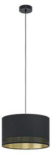 Eglo Esteperra Okrugla viseća svjetiljka (60 W, Ø x V: 38 x 110 cm, Crno-zlatno, E27, 1 Kom.)