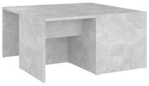 VidaXL Stolići za kavu 4 kom siva boja betona 33 x 33 x 33 cm iverica