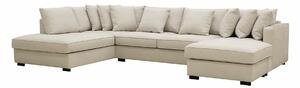 Kutna garnitura Tivsoe 106, Krem, 81x335x210cm
