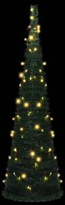 VidaXL Prigodno osvijetljeno umjetno božićno drvce zeleno 150 cm