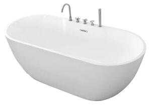 Sanotechnik Samostojeća kada Aruba (D x Š x V: 170 x 75 x 58 cm, Sanitarni akril, Bijela)