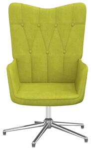 VidaXL Stolica za opuštanje od tkanine zelena