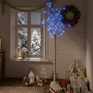VidaXL Božićno drvce 180 LED žarulja 1,8 m plave s izgledom vrbe