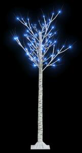 VidaXL Božićno drvce 140 LED žarulja 1,5 m plave s izgledom vrbe