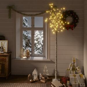VidaXL Božićno drvce 200 LED žarulja 2,2 m tople bijele izgled vrbe