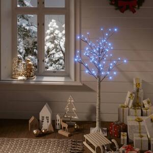 VidaXL Božićno drvce 120 LED žarulja 1,2 m plave s izgledom vrbe