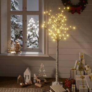 VidaXL Božićno drvce 140 LED žarulja 1,5 m tople bijele izgled vrbe