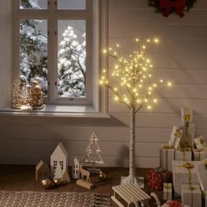 VidaXL Božićno drvce 120 LED žarulja 1,2 m tople bijele izgled vrbe