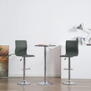 VidaXL Barski stolci od umjetne kože 2 kom sivi