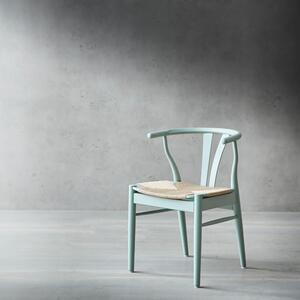 Svjetlozelena blagovaonska stolica od bukovog drveta Findahl by Hammel Freja