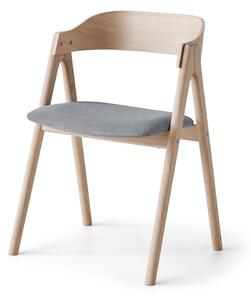 Blagovaonska stolica od hrastovine sa sivim sjedištem Findahl by Hammel Mette