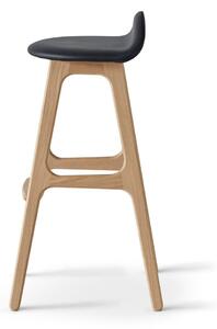 Barska stolica s kožnim sjedalom Findahl by Hammel Buck, visina 77 cm
