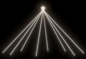 VidaXL Božićno drvce LED s 576 LED žarulja hladno bijelo 3,6 m