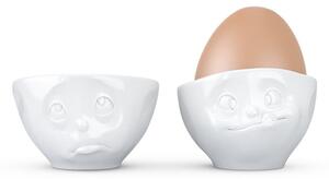 Set od 2 bijele porculanske šalice za jaja 58products Oh, Please, 100 ml