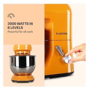 Narančasti kuhinjski robot Klarstein Bella