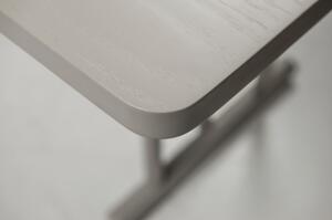 Sivi blagovaonski stol Tenzo Grain , 180 x 90 cm