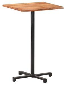 Barski stol sa živim rubovima 60x60x110 cm masivno drvo bagrema