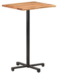 Barski stol sa živim rubovima 60x60x110 cm masivno drvo bagrema
