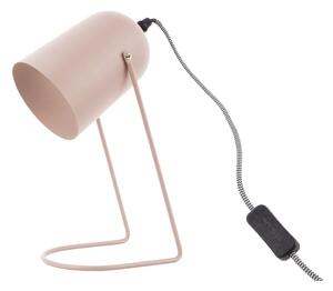 Ružičasta stolna lampa Leitmotiv Enchant, visina 30 cm