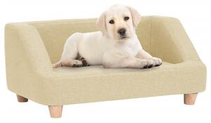 VidaXL Sofa za pse krem 95 x 63 x 39 cm od platna
