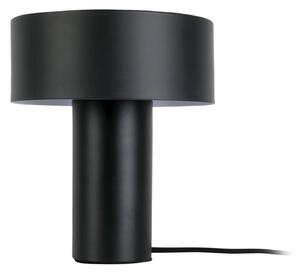 Crna stolna lampa Leitmotiv Tubo, visina 23 cm