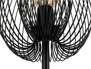 Crna podna svjetiljka Leitmotiv Lucid, visina 150 cm