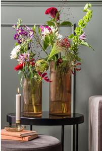 Svijetlosmeđa staklena vaza PT LIVING Allure, visina 30 cm
