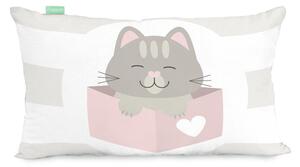 Happynois Kitty navlaka za jastuk od čistog pamuka, 50 x 30 cm