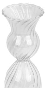 Stakleni svijećnjak PT LIVING Swirl, visina 17 cm