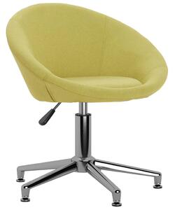VidaXL Okretna uredska stolica od tkanine zelena