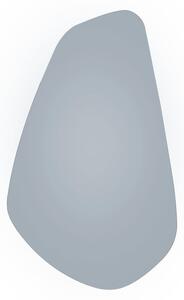 Zidno sivo ogledalo PT Living Organic Oval, visina 65 cm
