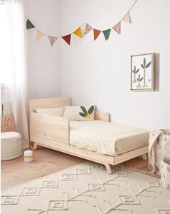 Set bež dječje posteljine i plahte od organskog pamuka Kave Home Ghia, 60 x 120 cm