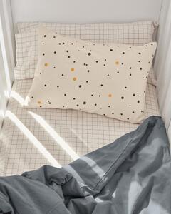 Bež dječja jastučnica od organskog pamuka Kave Home Xiel, 50 x 30 cm