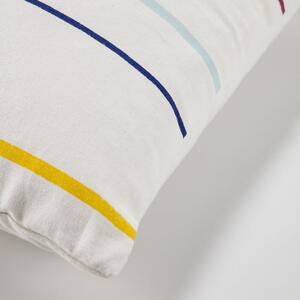 Jastuk s bijelom navlakom od organskog pamuka Kave Home Nahilin, 45 x 45 cm