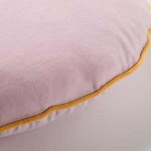 Ružičasta pamučna navlaka za dječji jastuk Kave Home Fresia, ø 45 cm
