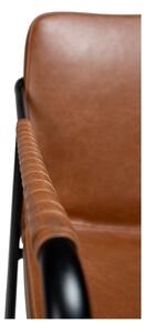 Svijetlosmeđa blagovaonska stolica od imitacije kože DAN-FORM Denmark Boto