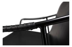 Crna blagovaonska stolica od imitacije kože DAN-FORM Denmark Boto