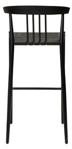 Crna barska stolica DAN-FORM Denmark Sava, visina 102 cm