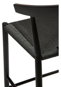 Crna barska stolica DAN-FORM Denmark Sava, visina 102 cm