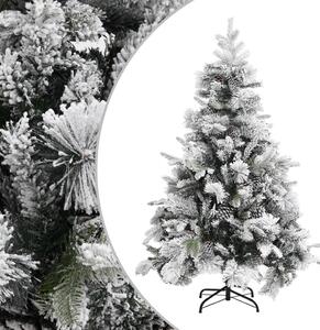 VidaXL Božićno drvce sa snijegom i šiškama 150 cm PVC i PE