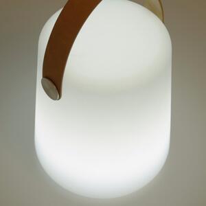 Bijelo-smeđa vanjska svjetiljka Kave Home Dialma