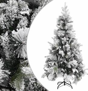 VidaXL Božićno drvce sa snijegom i šiškama 225 cm PVC i PE