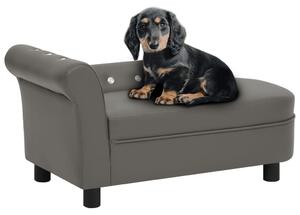 VidaXL Sofa za pse siva 83 x 45 x 42 cm od umjetne kože